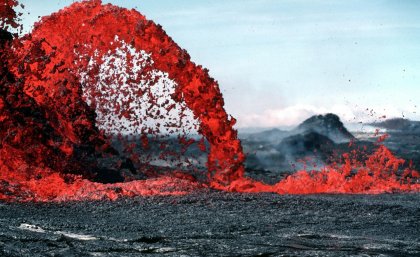 Volcanic eruption