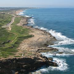 Coastline in northern Israel