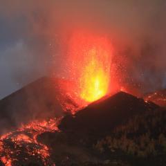 Volcanic eruption